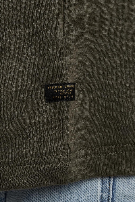 PME legend short sleeve r-neck linen jersey